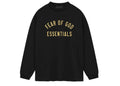 Fear of God Essentials Jersey Long Sleeve Tee Black