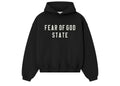 Fear of God Essentials Kids 90's Fleece Hoodie Jet Black (4/5 Years)