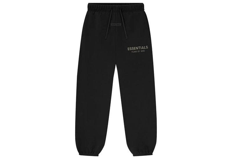 Fear of God Essentials Kids Classic Fleece Sweatpant (FW25) Jet Black (4/5 Years)