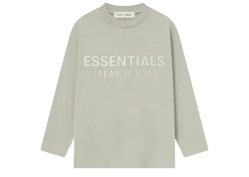 Fear of God Essentials Kids Classic Long Sleeve Tee Abbey Stone (10 Years)