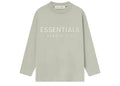Fear of God Essentials Kids Classic Long Sleeve Tee Abbey Stone (10 Years)
