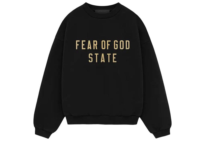 Fear of God Essentials Kids Fleece Crewneck Black ( 12 Years )