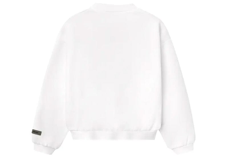 Fear of God Essentials Kids Fleece Crewneck Cloud White (6/7 Years)