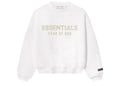 Fear of God Essentials Kids Fleece Crewneck Cloud White (6/7 Years)