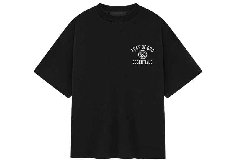 Fear of God Essentials Kids Jersey Crewneck II Tee (FW24) Black (4/5 Years)