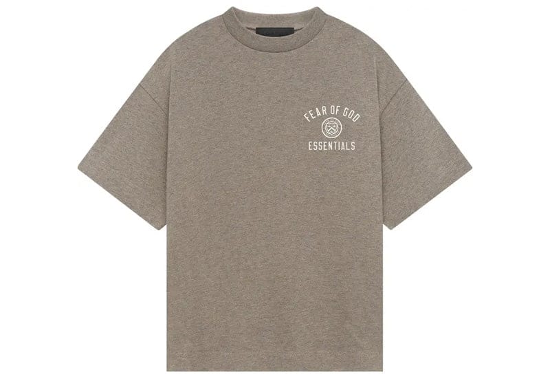 Fear of God Essentials Kids Jersey Crewneck Tee (FW24) Heather Gray (4/5 Years)