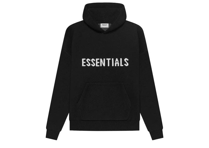 Fear of God Essentials Knit Pullover Hoodie (SS21) Black