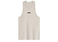 Fear of God Essentials Lightweight Tank Top Heather Stone