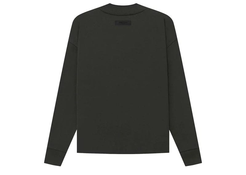 Fear of God Essentials Long Sleeve Tee Off Black