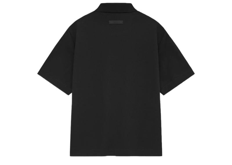 Fear of God Essentials Pique Polo (FW24) Black