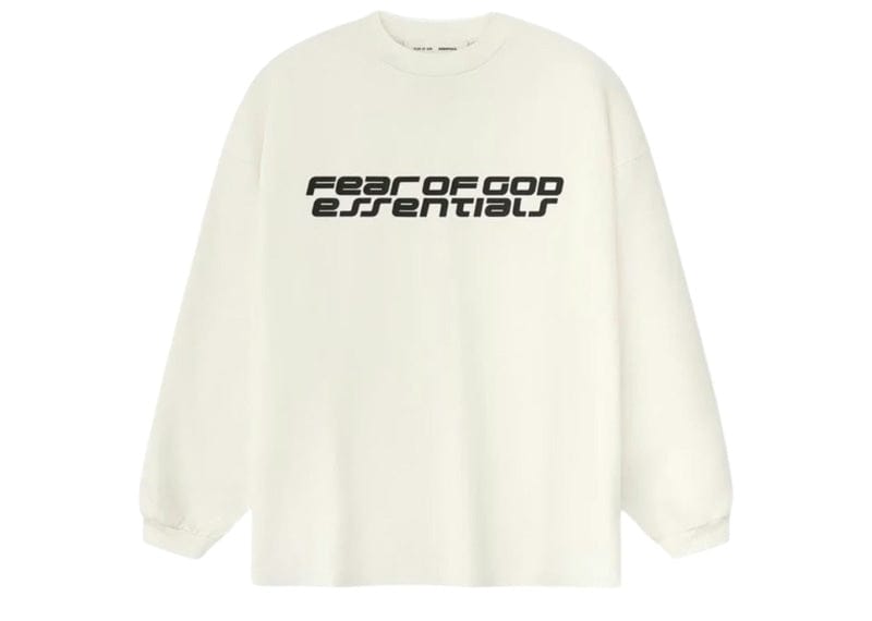 Fear of God Essentials Ponte 90's Long Sleeve Tee Ivory