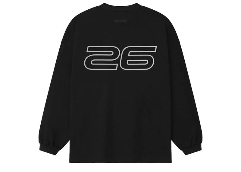 Fear of God Essentials Ponte 90's Long Sleeve Tee Vintage Black