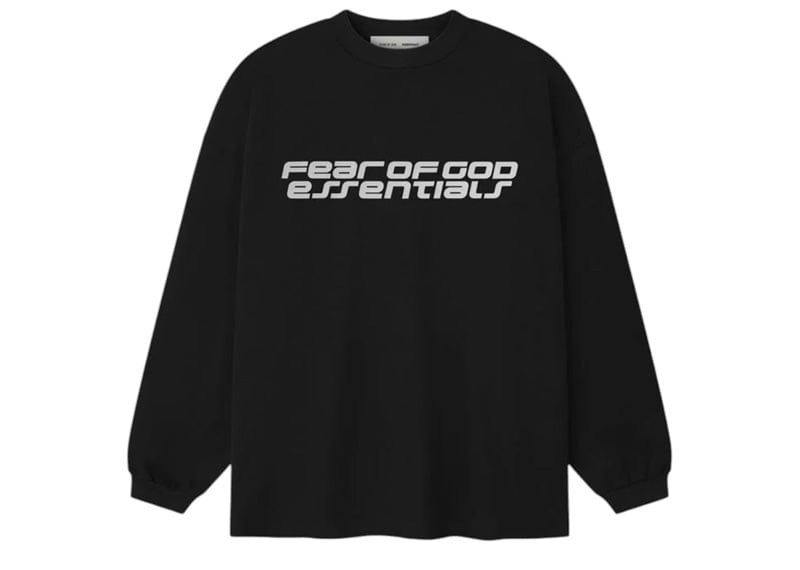 Fear of God Essentials Ponte 90's Long Sleeve Tee Vintage Black