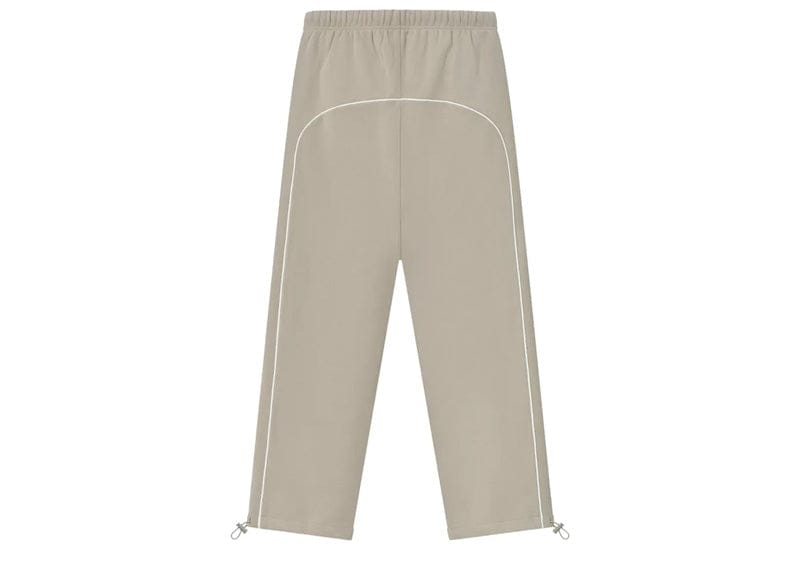 Fear of God Essentials Relaxed Fleece Piping Sweatpant Timber/Cloud White