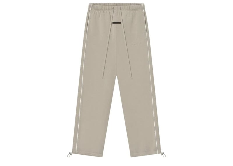 Fear of God Essentials Relaxed Fleece Piping Sweatpant Timber/Cloud White