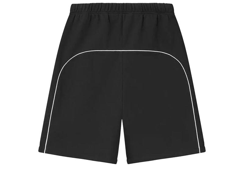 Fear of God Essentials Relaxed Fleece Piping Sweatshort Jet Black/Cloud White