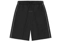 Fear of God Essentials Relaxed Fleece Piping Sweatshort Jet Black/Cloud White