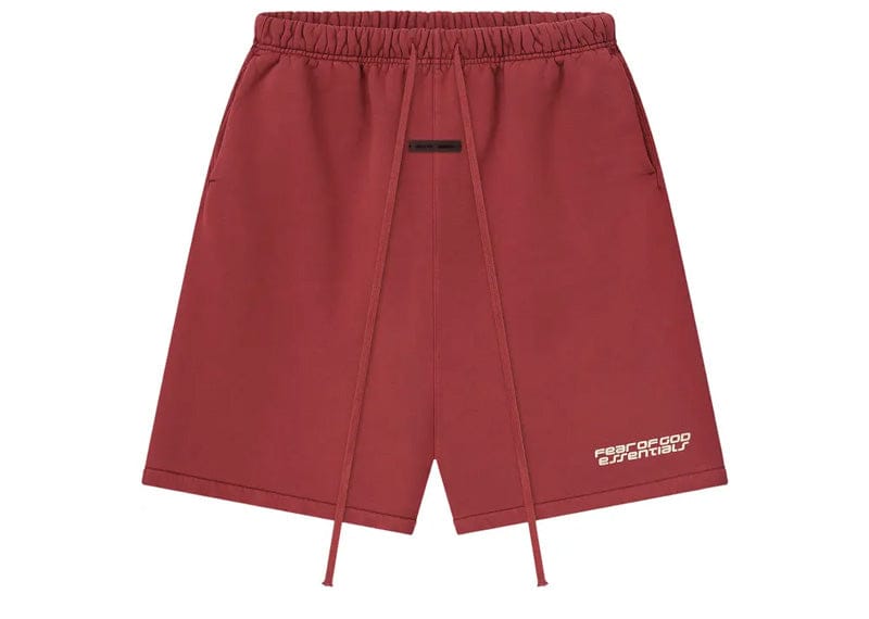 Fear of God Essentials Relaxed Sweatshort Crimson