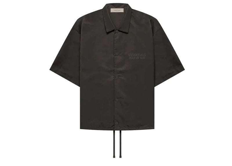 Fear of God Essentials SS Nylon Shirt Off Black