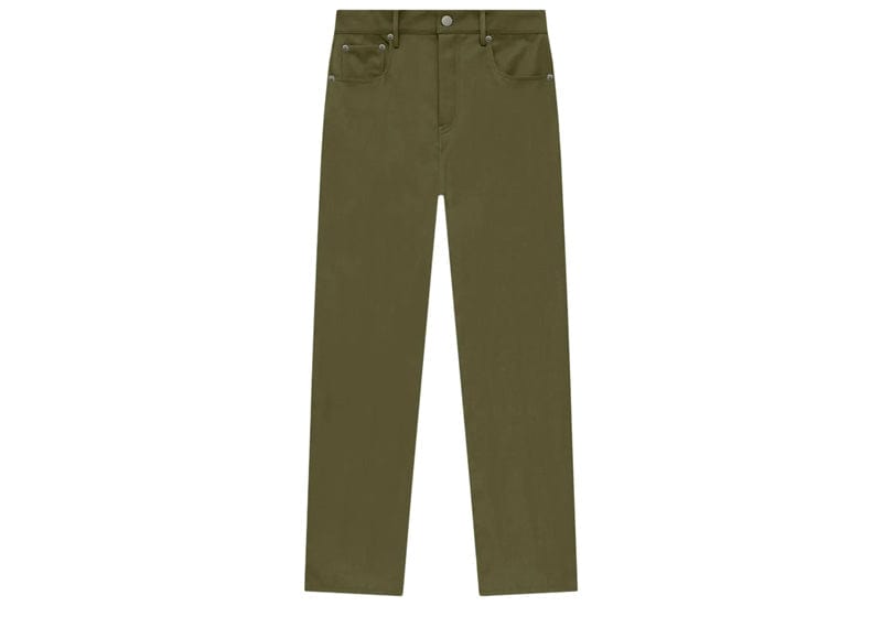 Fear of God Essentials Textured Nylon 5-Pocket Pant Military