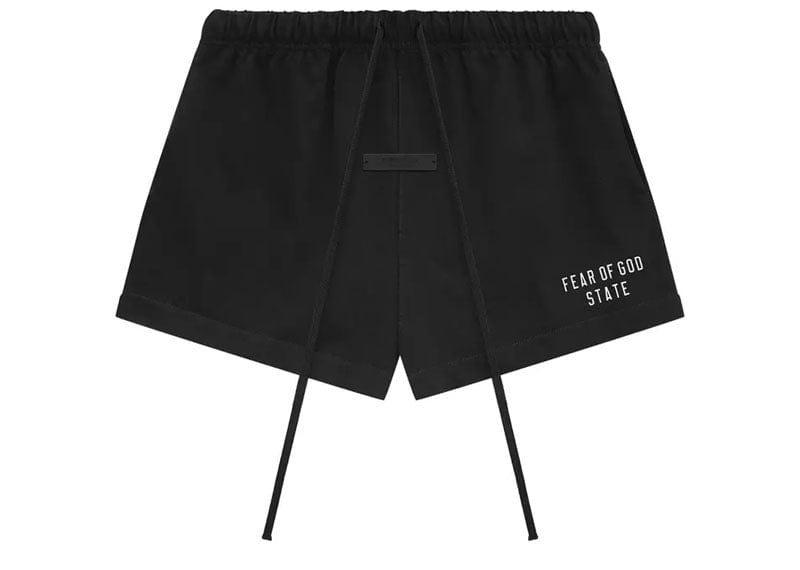 Fear of God Essentials Women's Heavy Jersey Running Shorts Black