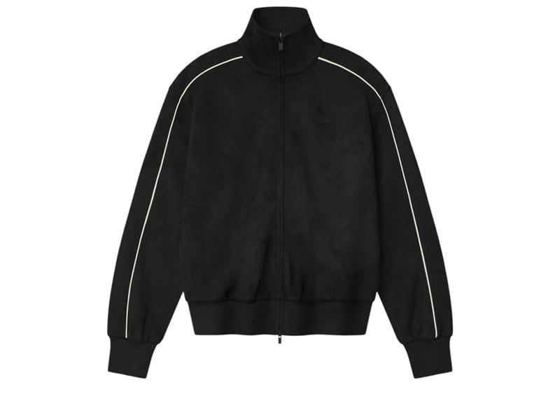 Fear of God Essentials Womens Signature Vintage Track Jacket Vintage Black