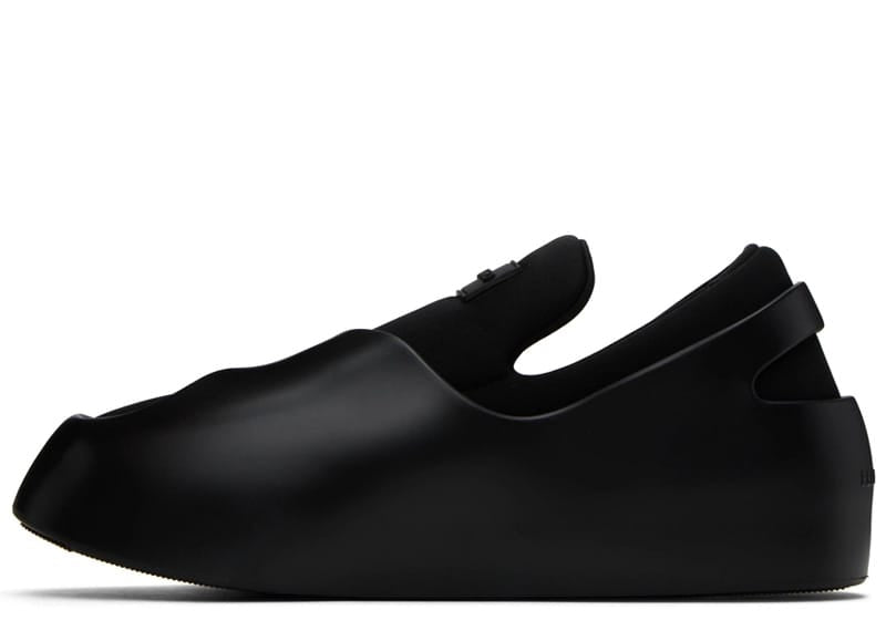 Ferragamo Lunar Paneled Slip-On Sneakers Black