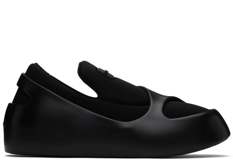 Ferragamo Lunar Paneled Slip-On Sneakers Black