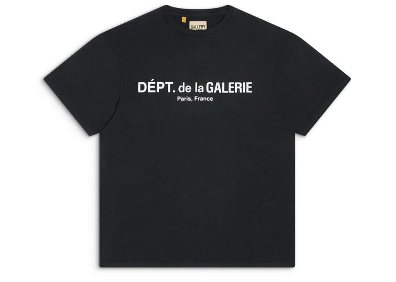 Gallery Dept. French Logo Lux Tee Washed Black