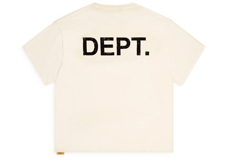 Gallery Dept. Gym Printed Cotton Tee Cream