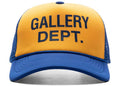 Gallery Dept. Logo Trucker Hat Blue Yellow