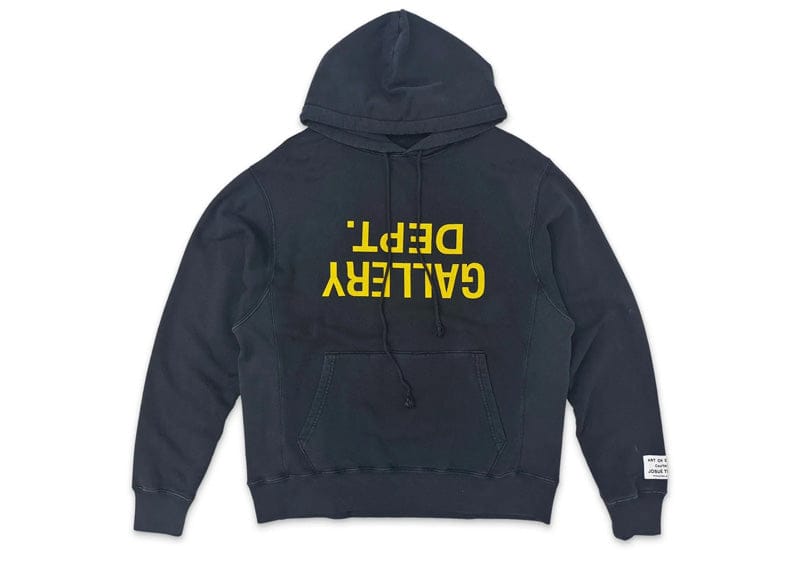 Gallery Dept. Reverse Print Hoodie Black