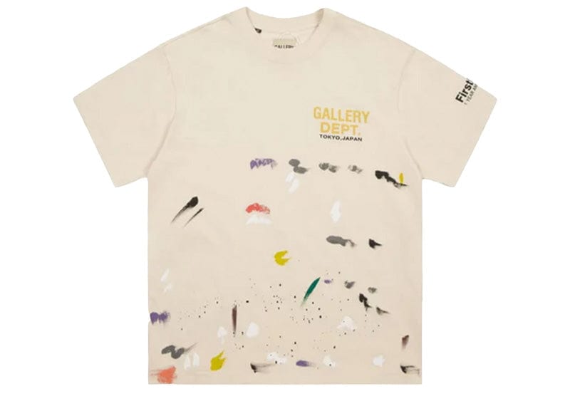 Gallery Dept. T-shirt Tokyo Exclusive Anniversary Painted Cream