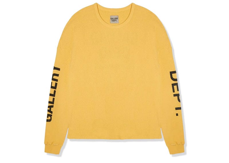 Gallery Dept. Thermal L/S T-Shirt Yellow