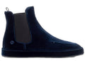 Giorgio Armani Velvet Ankle Boot Navy