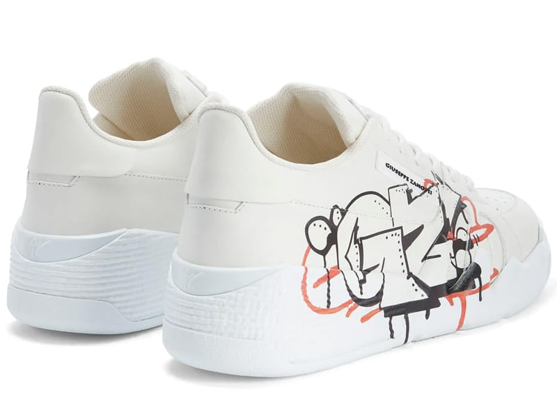 Giuseppe Zanotti Talon Graphic Print Sneakers White