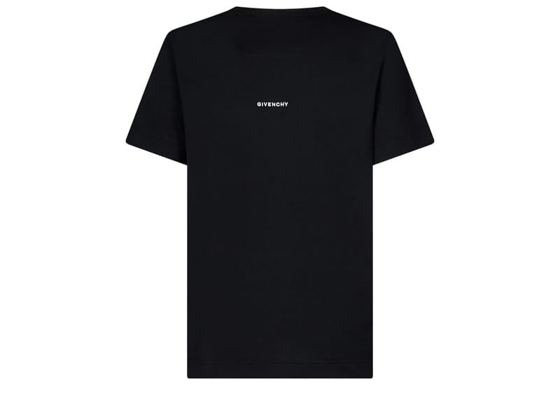 Givenchy 4G-Embroidered Cotton T-shirt Black