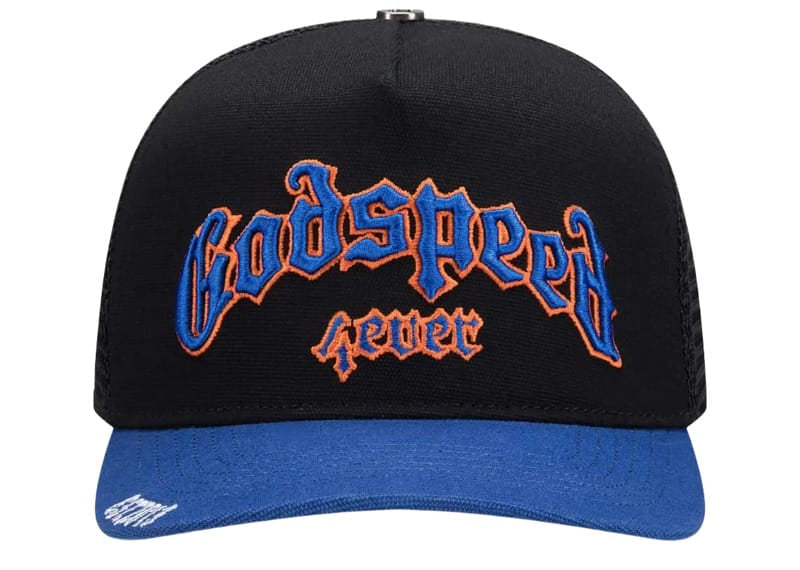 Godspeed Forever Trucker Hat Black Blue