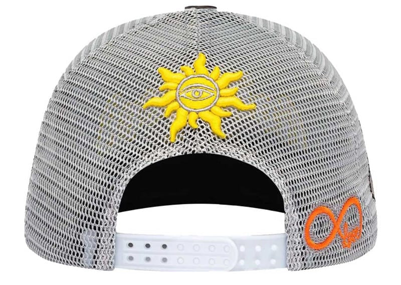 Godspeed Forever Trucker Hat Grey/Yellow