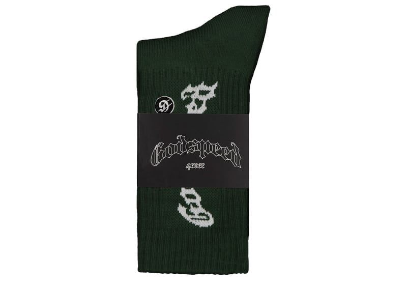 Godspeed OG Logo Socks Green