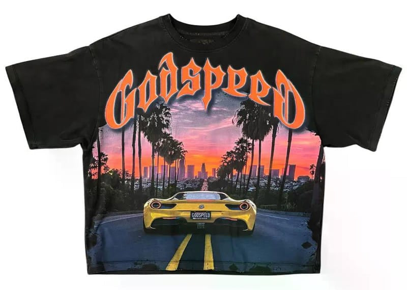 Godspeed Sunset BLVD Tee Black Wash