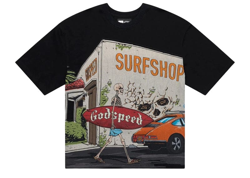 Godspeed GS Surf Shop Tee Black