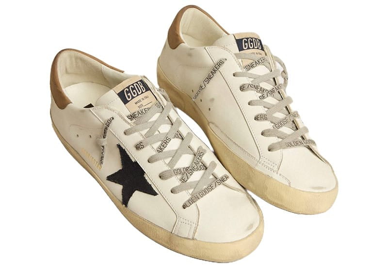 Golden Goose Super-Star Classic Leather Upper/Heel Canvas Navy Star White