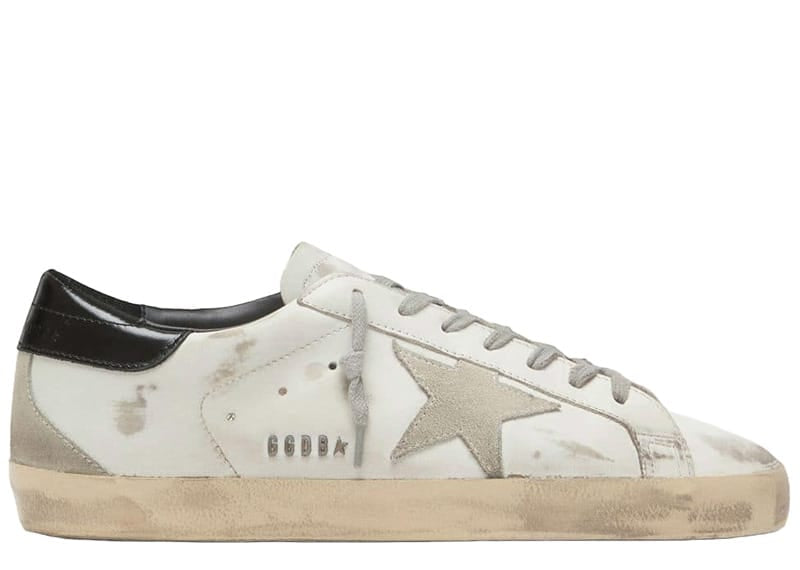Golden Goose Super-Star Classic Leather Upper/Suede Star/Spur Shiny Heel White/Black