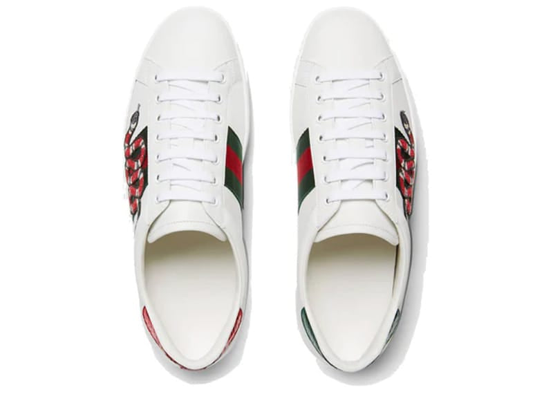 Gucci Ace Embroidered Snake