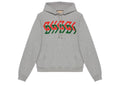 Gucci Chain Print Hooded Sweatshirt Grey/Red/Green