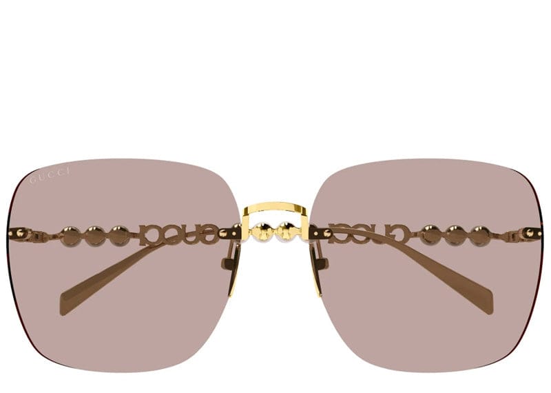 Gucci Fashion Show Perle Pearl Detail Statement Sunglasses
