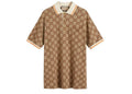 Gucci GG Cotton Piquet Polo Beige