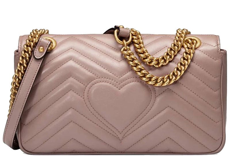 Gucci GG Marmont Shoulder Bag Matelasse Medium Dusty Pink