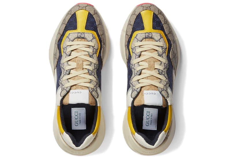 Gucci GG Rhyton Beige White Yellow